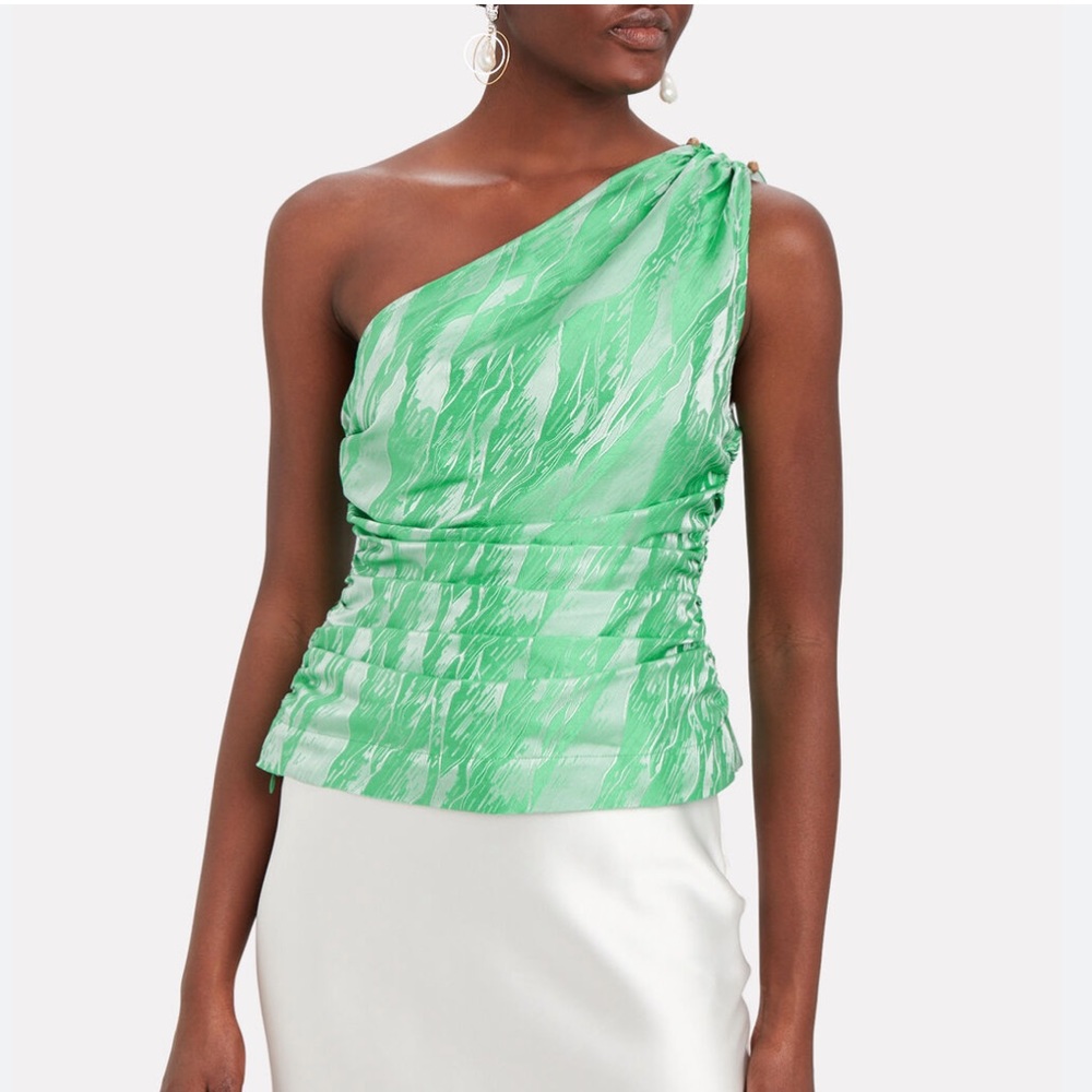 GANNI green top